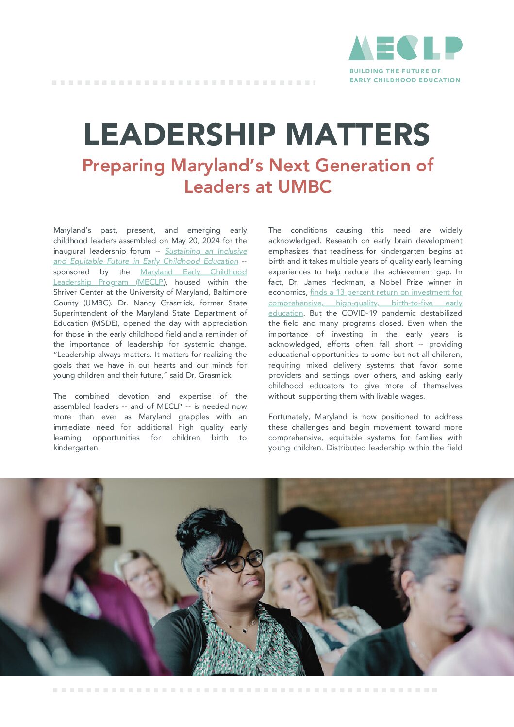 Leadership Matters: Empowering MECLP